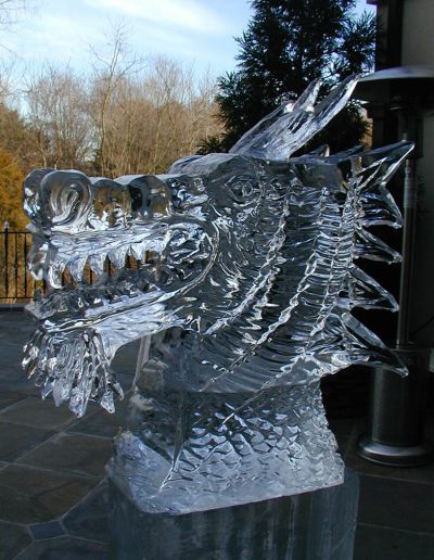 Ice Luge 004 Dragon Head
